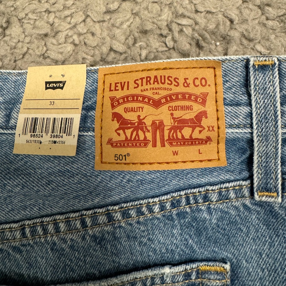 Levi’s 501 High Waisted Jean Shorts
